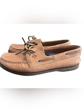 Sperry Top-Sider Leather Boat Shoes Tan Women’s 8M